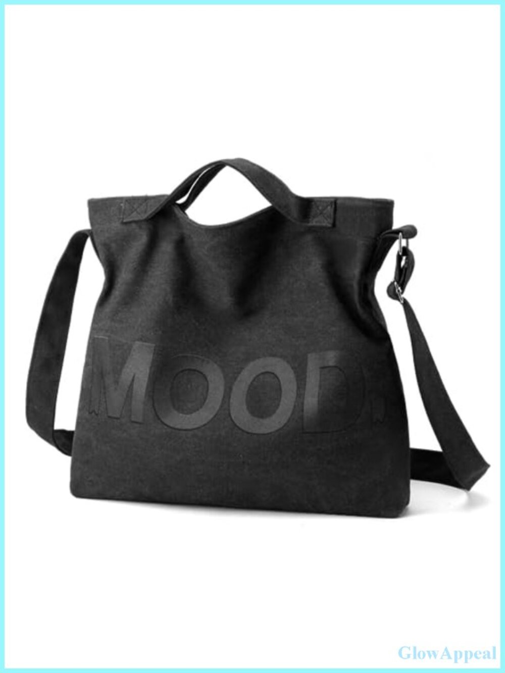 Canvas Tote Bag Crossbody Shoulder Bag for Women